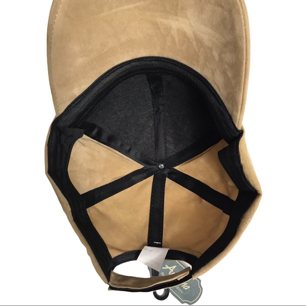 NWT Arrianna Howard's Women’s Tan Suede Hat - Picture 5 of 9